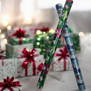 Black Paper Party Festive Wrapping Papers